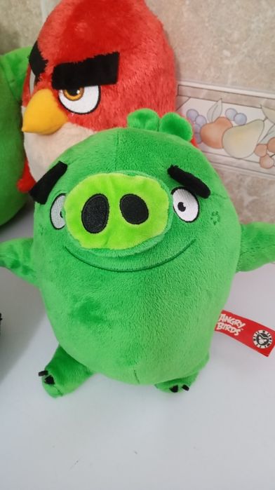 Conjunto de 5 peluches Angry Birds