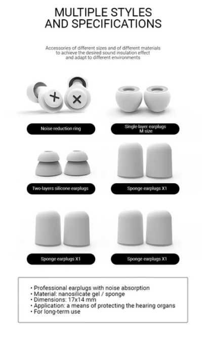 Беруші для сну, від хропіння, вибухів, плавання Pavlysh IM-90B