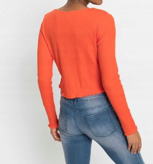 B.P.C bluzka patchworkowa prążek 44/46.