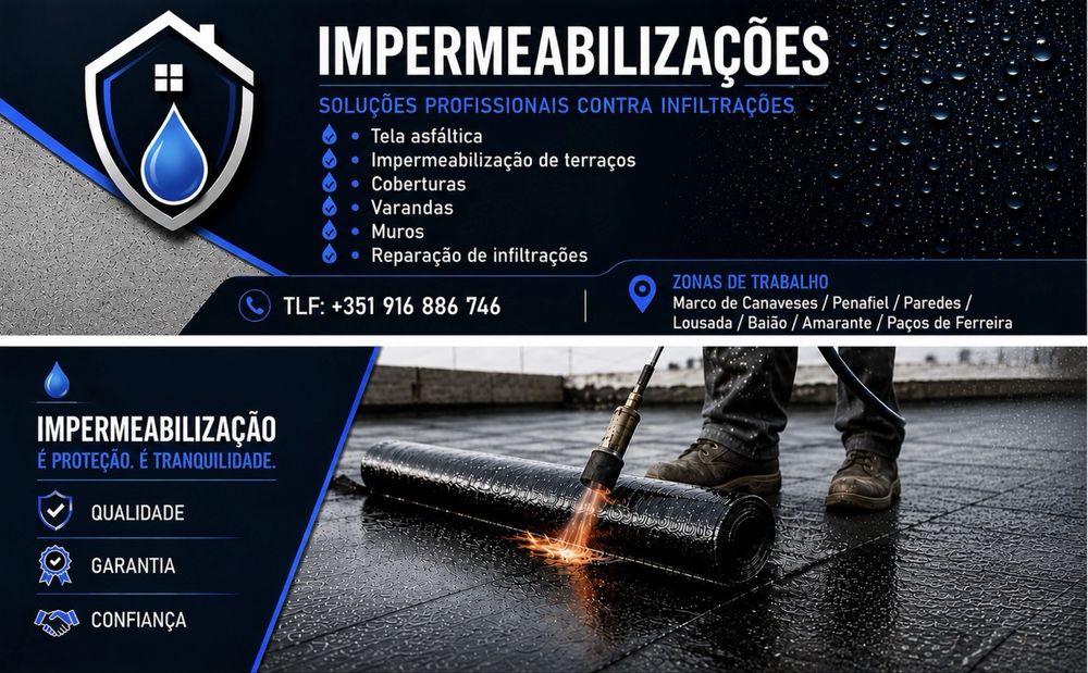Servicos de impermeabilizacao