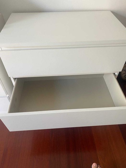 Móvel Branco Ikea - 3 gavetas