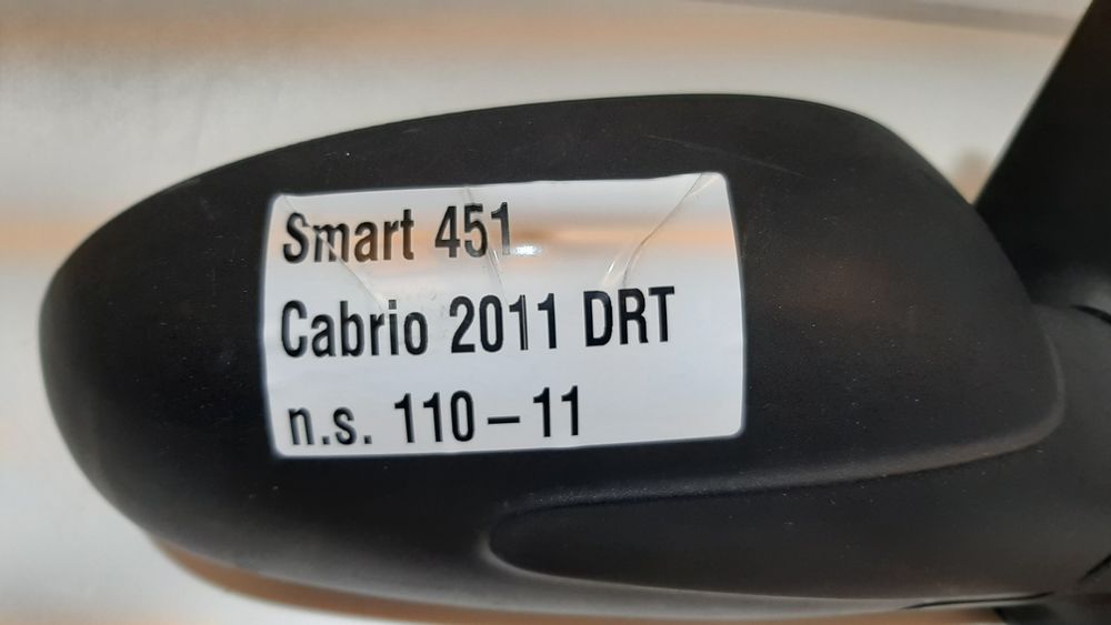 Retrovisor / espelho direito SMART ForTwo Cabrio (451)
