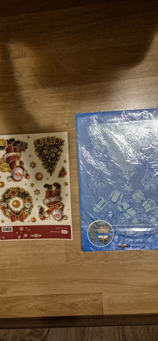 Boże Narodzenie naklejki na okno + gratis