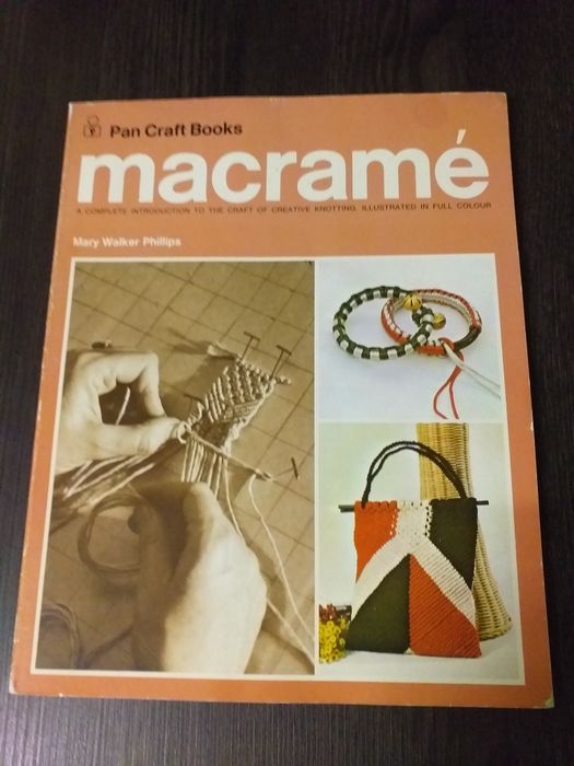Macramé  complete introduction to the craft of creative knotting,em inglês,ilustrações a cores,muitos esquemas passo a passo,80 pag,veja zonas