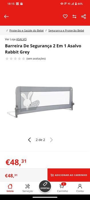 Barreira de proteção de cama asalvo 2 em 1