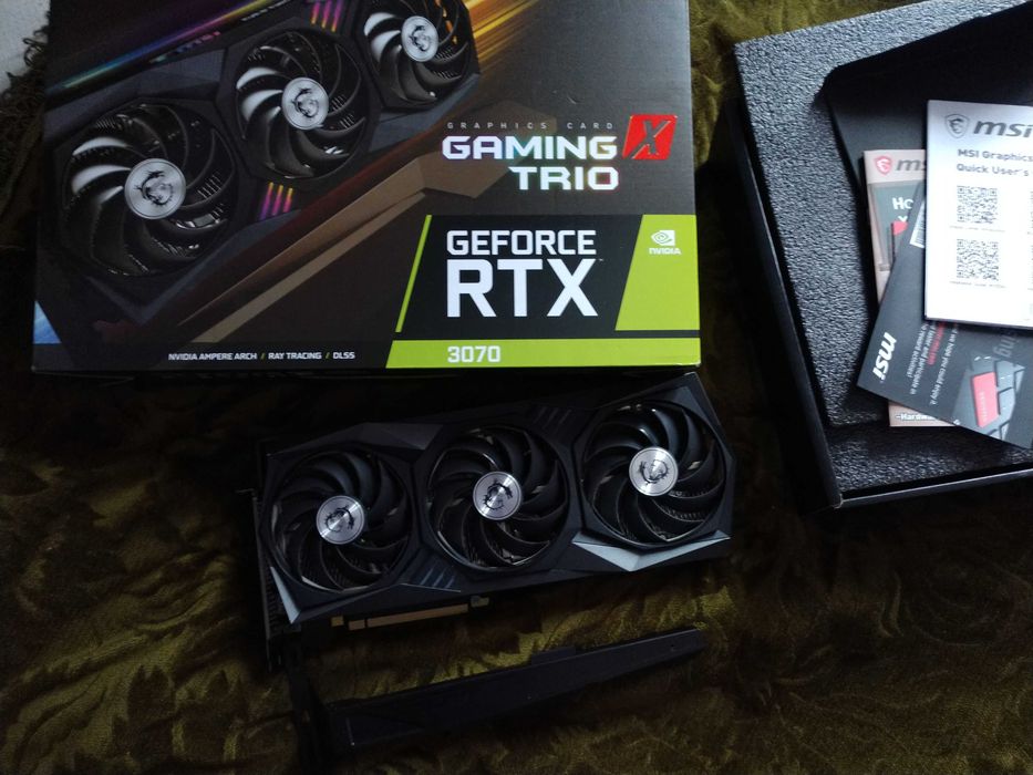 MSI RTX 3070 X Trio память Samsung любые тесты