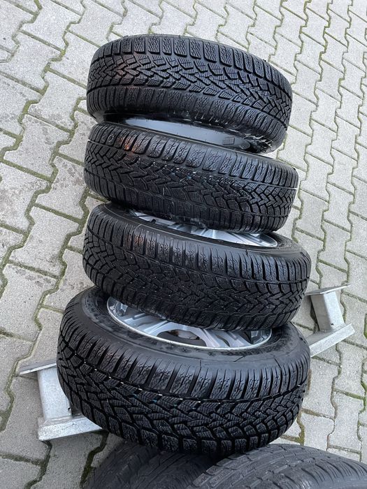 Kola zimowe ford fiesta mk8 7 b-max 4x108 et45 opony 195/60/15 dunlop