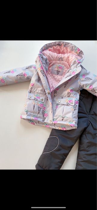 Зимова куртка та комбінезон 98р