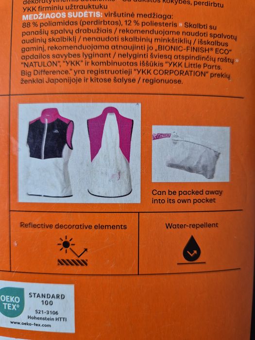 Crivit nowa kamizelka funkcyjna do biegania  L 44/46