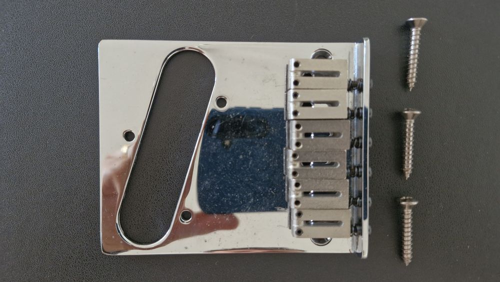 Ponte original Fender - guitarra telecaster