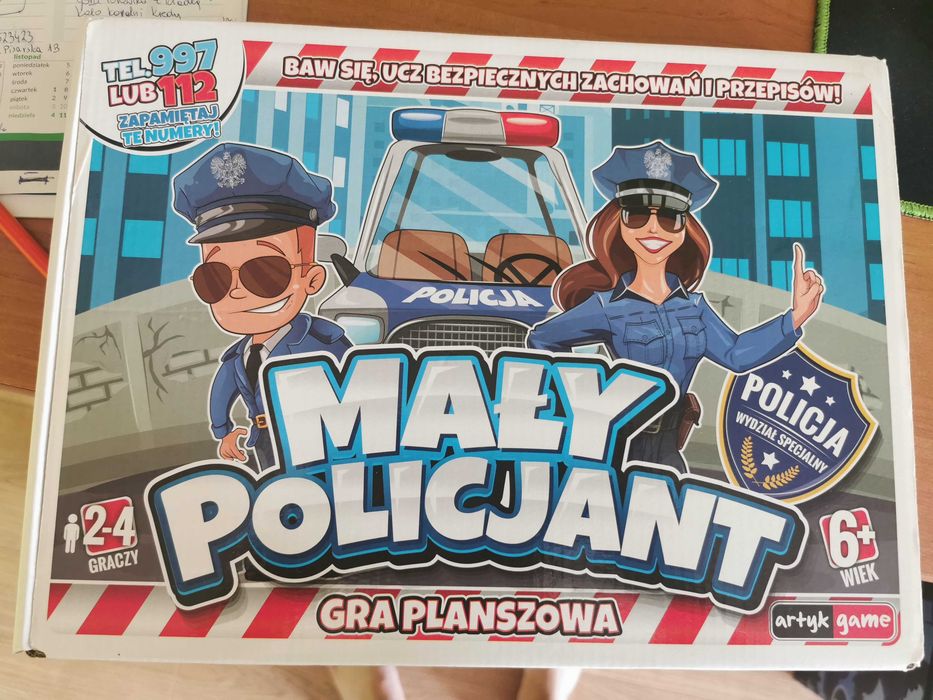 Gra planszowa mały policjant