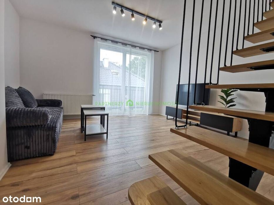 Nowoczesne dwupoziomowe mieszkanie 61m² z balkonem