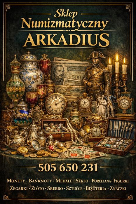Sklep Numizmatyczny Arkadius.