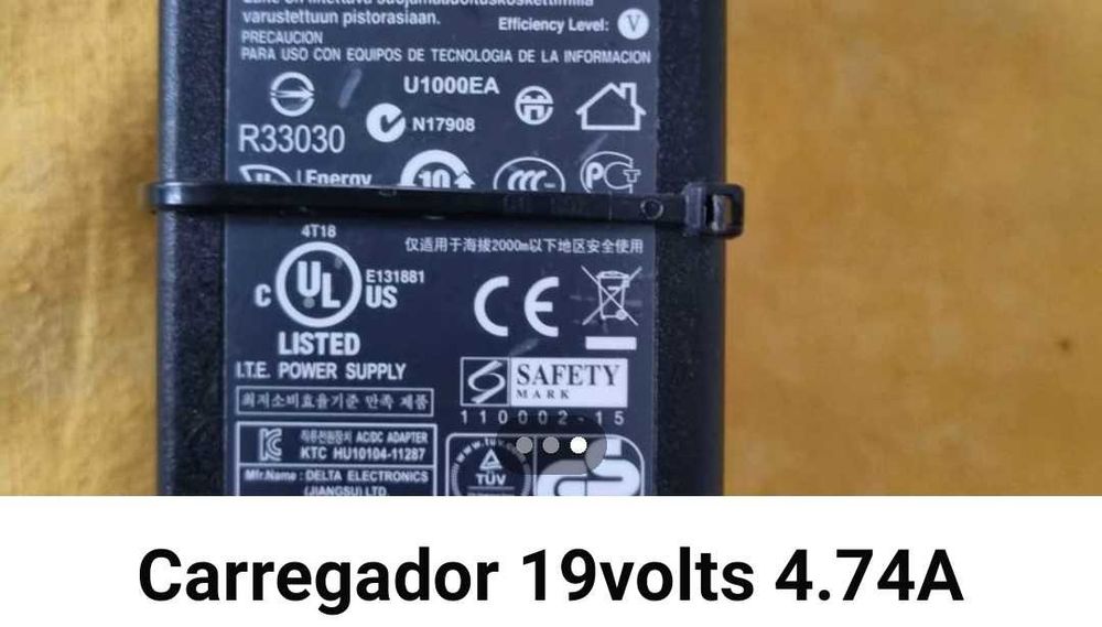Carregador Para Portátil 19 Volts 4.74A