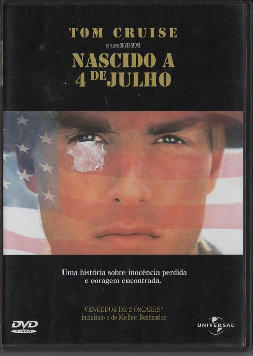 Dvd Nascido A 4 de Julho - guerra - Tom Cruise - extras