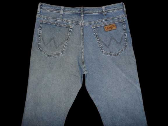 Spodnie dżinsy WRANGLER W42/L30=53/106cm texas jeansy
