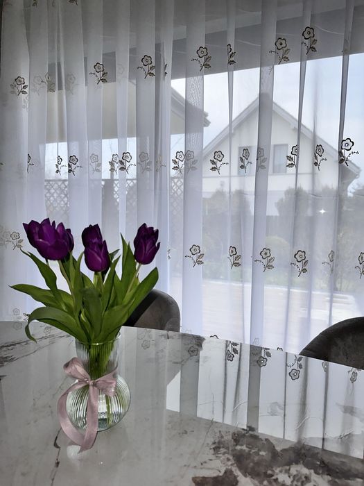 Firana biala na woalu 7,5mb/290