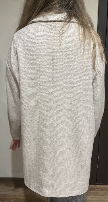 Демісезонне пальто жіноче, колір меланж, розмір М-Л, MNG