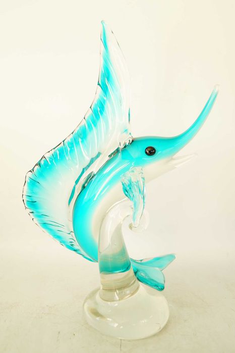 Figura szklana murano style RYBA rybka duża piękna