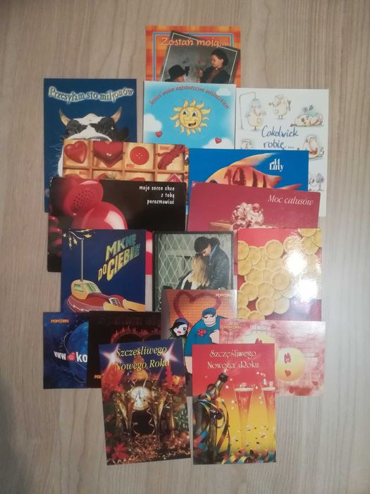 14 kart walentynkowych + 3 dodatkowe