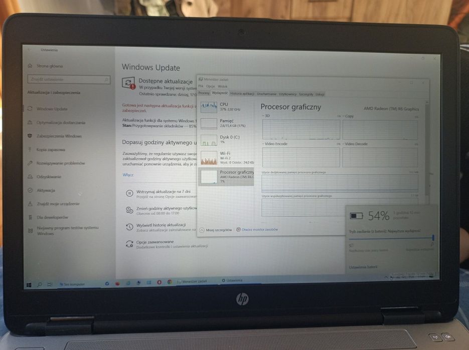 Laptop HP 655 g2 16gb ram 120gb ssd dysk