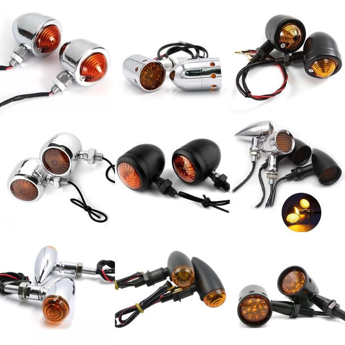 Повороты на мотоцикл с габаритом Honda Yamaha Harley Davidson Kawasaki