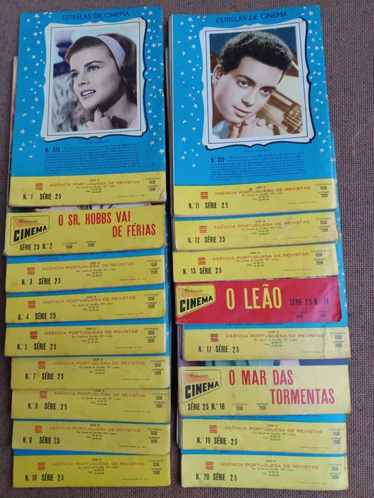 Revistas antigas da coleção Cinema