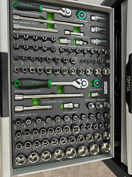 Візок з інструментом TOPTUL Ключі, набір!