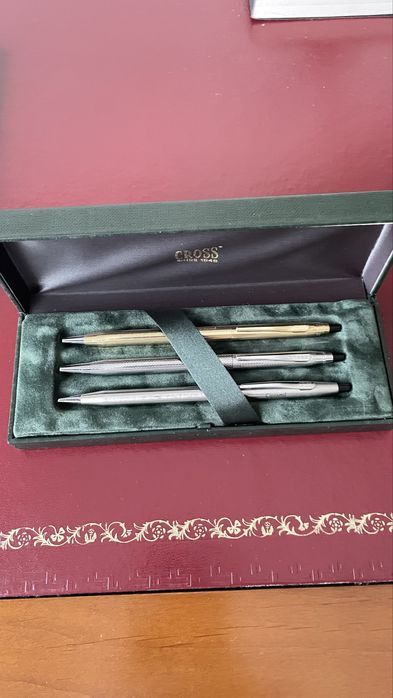 Conjunto cross com estojo original