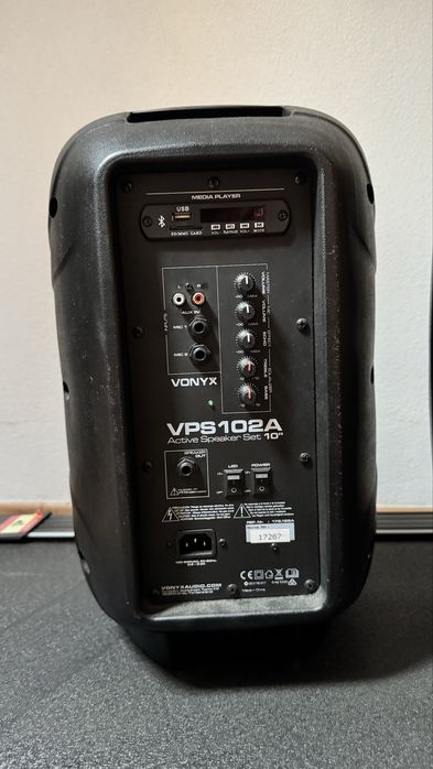 Pack Colunas Vonyx VPS102A 600W (Bluetooth / LED)  – Excelente Estado