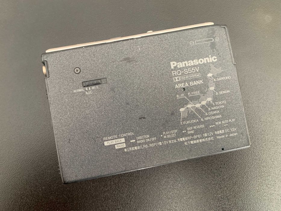 Walkman Panasonic RQ-S55V odtwarzacz kasetowy