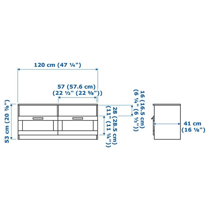 Móvel TV IKEA preto