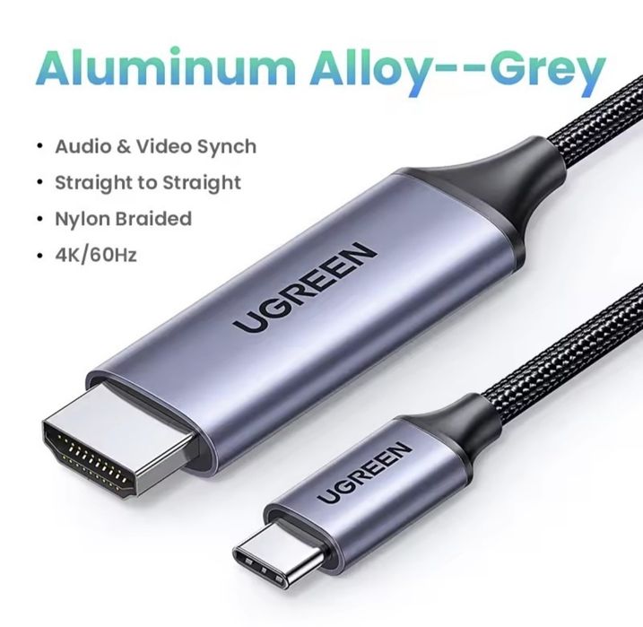 Кабель USB-C - HDMI Ugreen 4K.