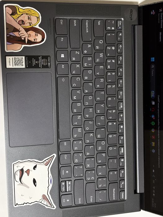 БУ Lenova YOGA Slim7 14ITL05-i5 11го поколения, 8GB/512GB SSD, 4K UHD