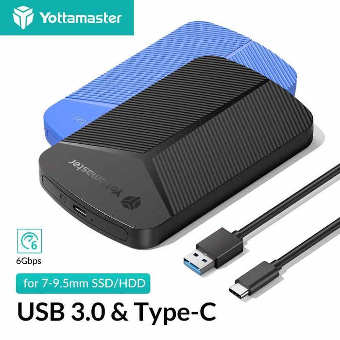 Yottamaster Type-C USB 3.1 зовнішня кишеня SATA HDD 2.5 внешний карман