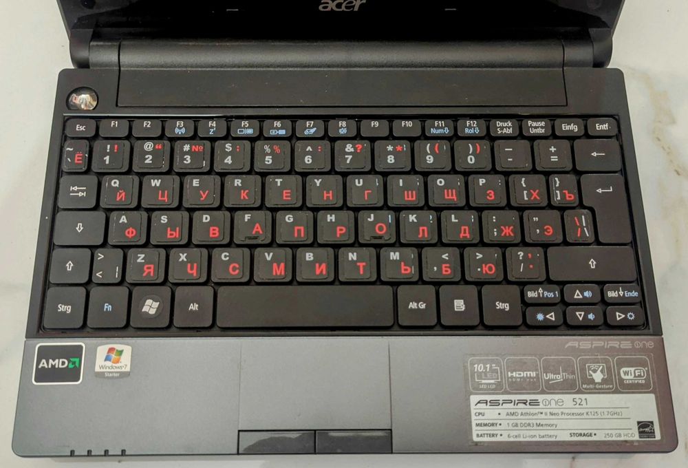 Ноутбук/нетбук Acer Aspire One 521-12Dki 10.1"