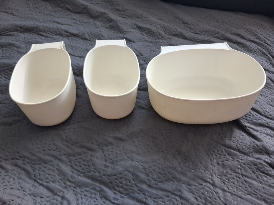 3 pojemniki na łóżeczko ikea