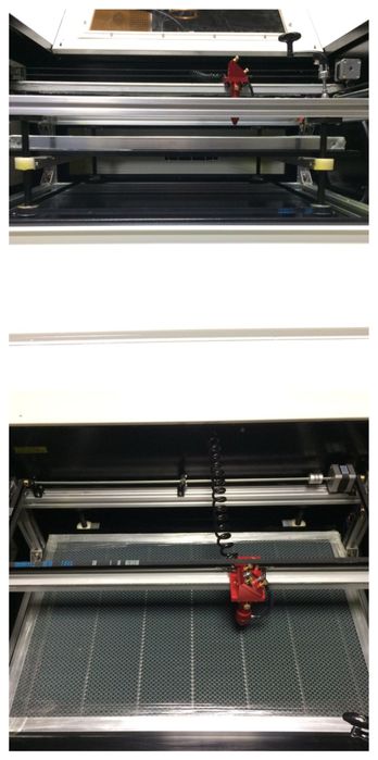 NOWY PLOTER Laserowy CO2 do grawerowania cięcia 60x40 cm. moc 60W