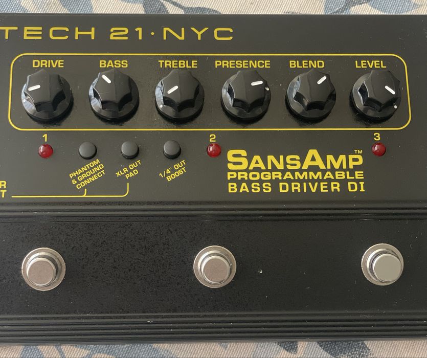 Tech 21 SansAmp Bass Driver D.I. Programavel .