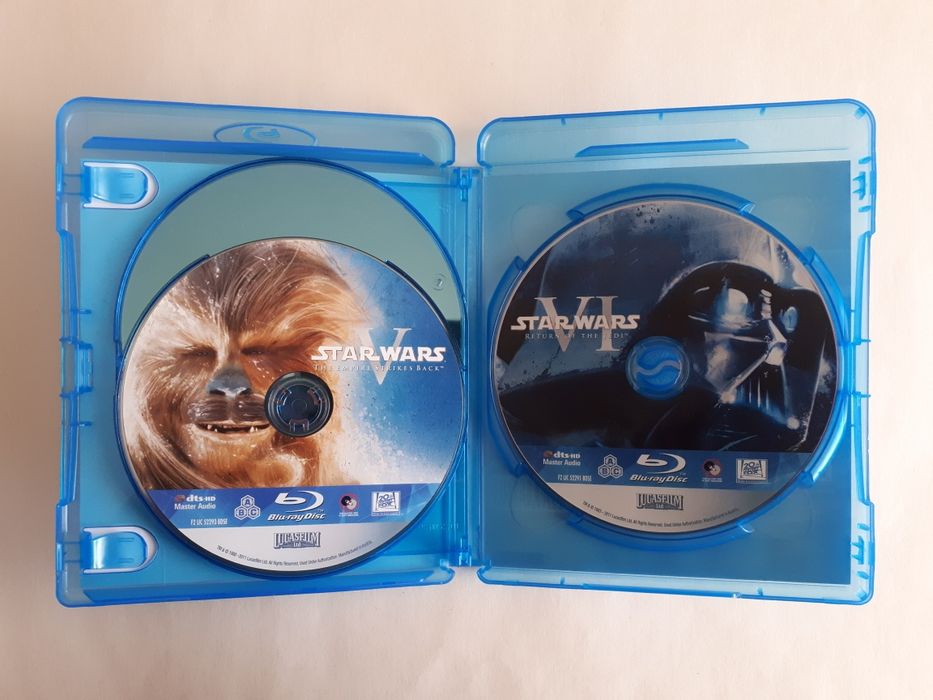 Blu-ray Star Wars IV, V, VI (edição nacional)