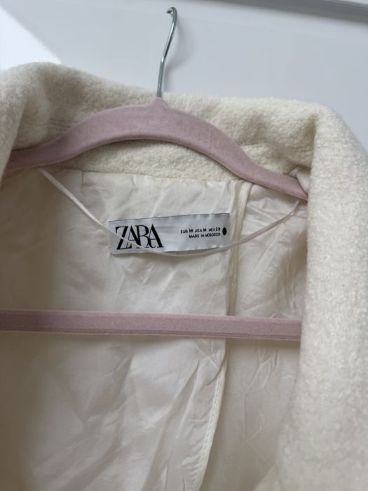 Viralowa kurtka marynarka zakiet baranek zara M