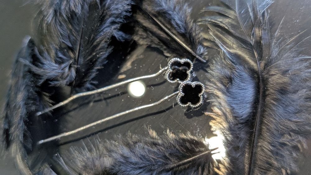 Срібне кільце з малахітом, срібні сережки вісюльки з оніксом