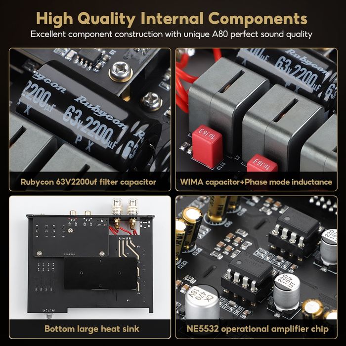 Усилитель AIYIMA A80 Оновлена версія