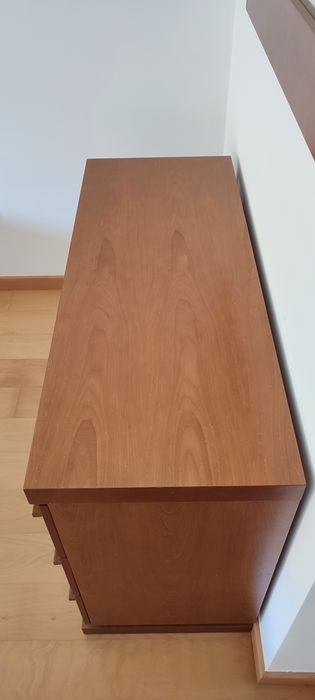 Cómoda / Aparador em Madeira – 3 Gavetas + Espaço de Arrumação