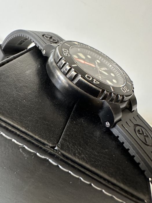 Deep Blue Sun Diver Military 1000 m Black