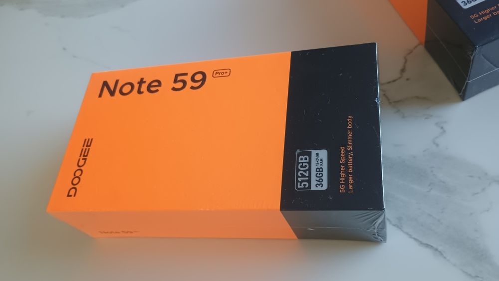 Doogee note 59 pro+ 36/512 GB nowy biały gwarancja