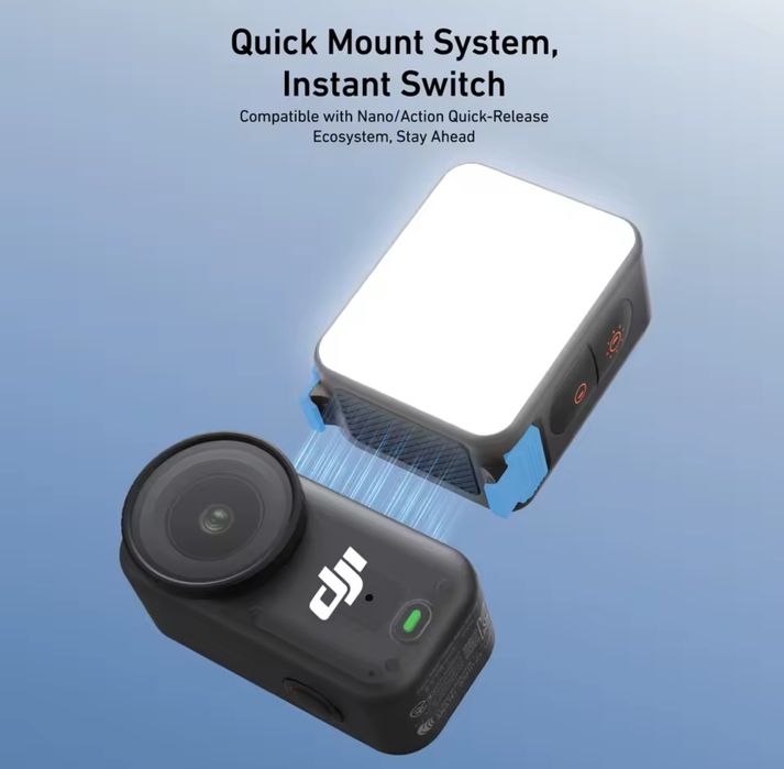 TELESIN Vlogging Light Mini LED Action Camera