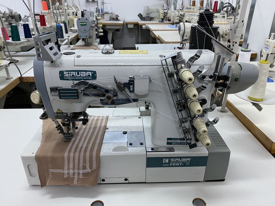 Renderka Siruba automat 6,4 mm servo 230V Juki