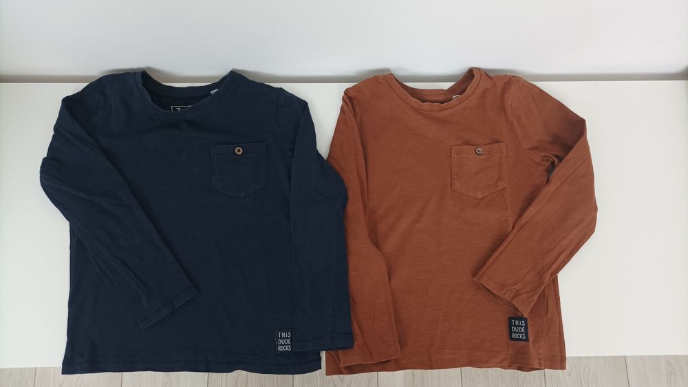 2 bluzki z długim rękawem C&A