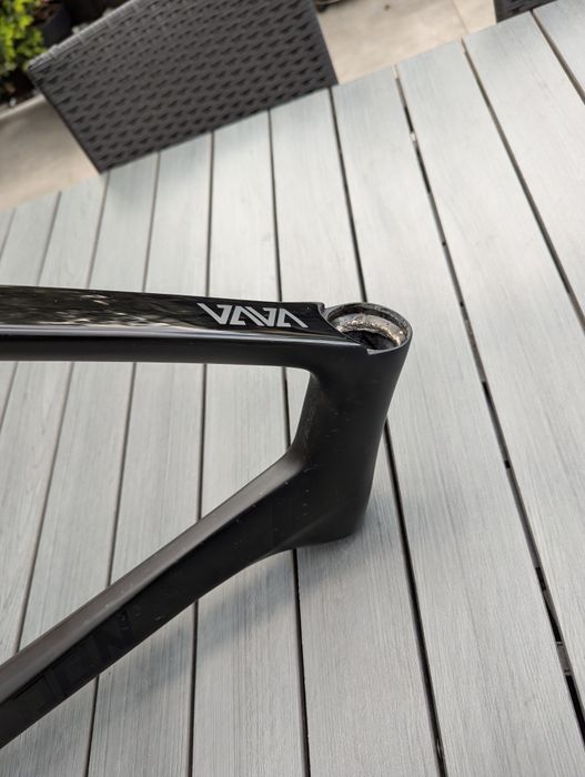 Carbon Rama Radon Vaillant 9.0 | Rozmiar XL | Di2 | 1133g | czarna - mat / połysk